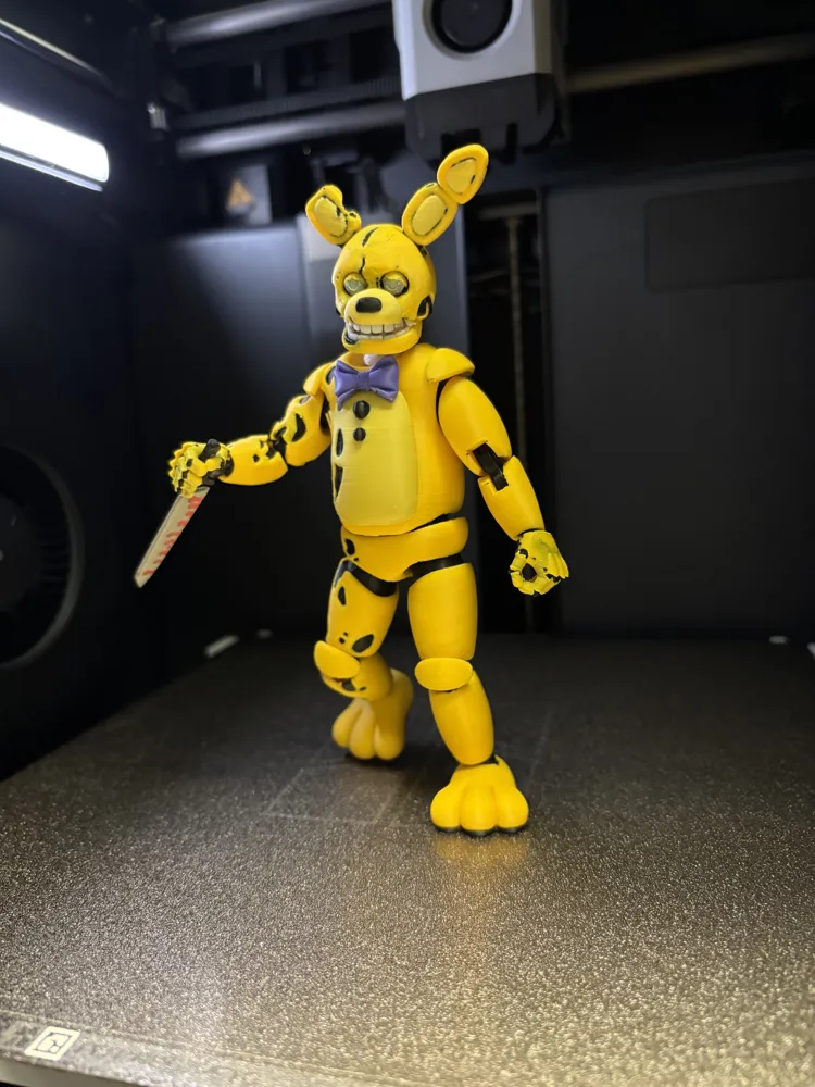 Withered Spring Bonnie (movie version) - Free 3D Print Model - MakerWorld