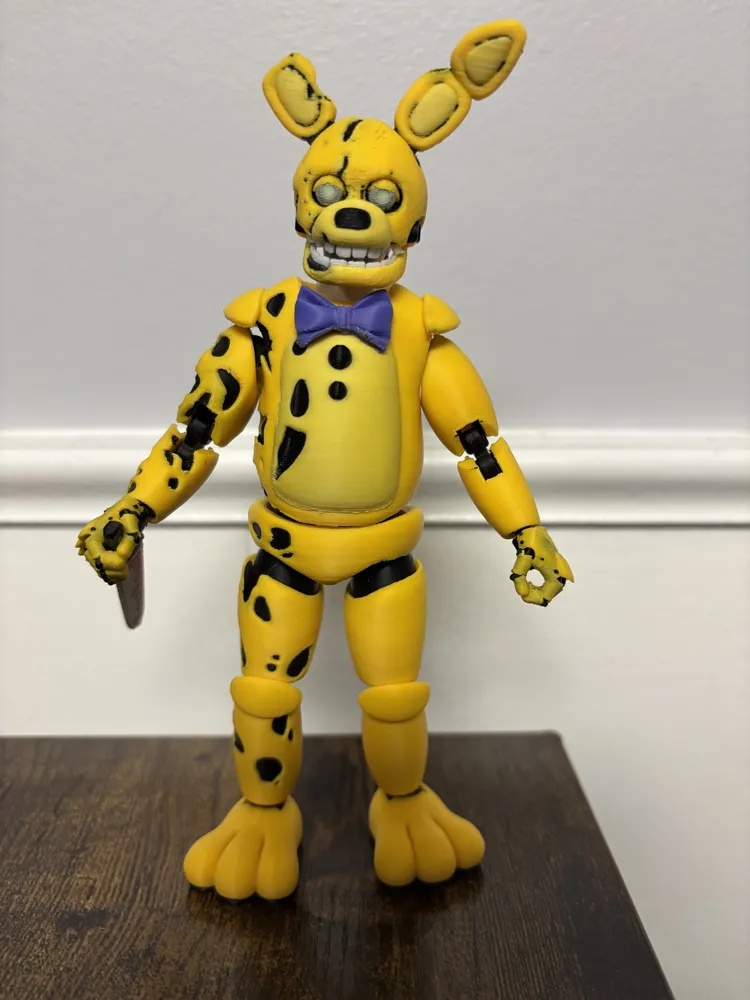 Withered Spring Bonnie (movie version) - Free 3D Print Model - MakerWorld