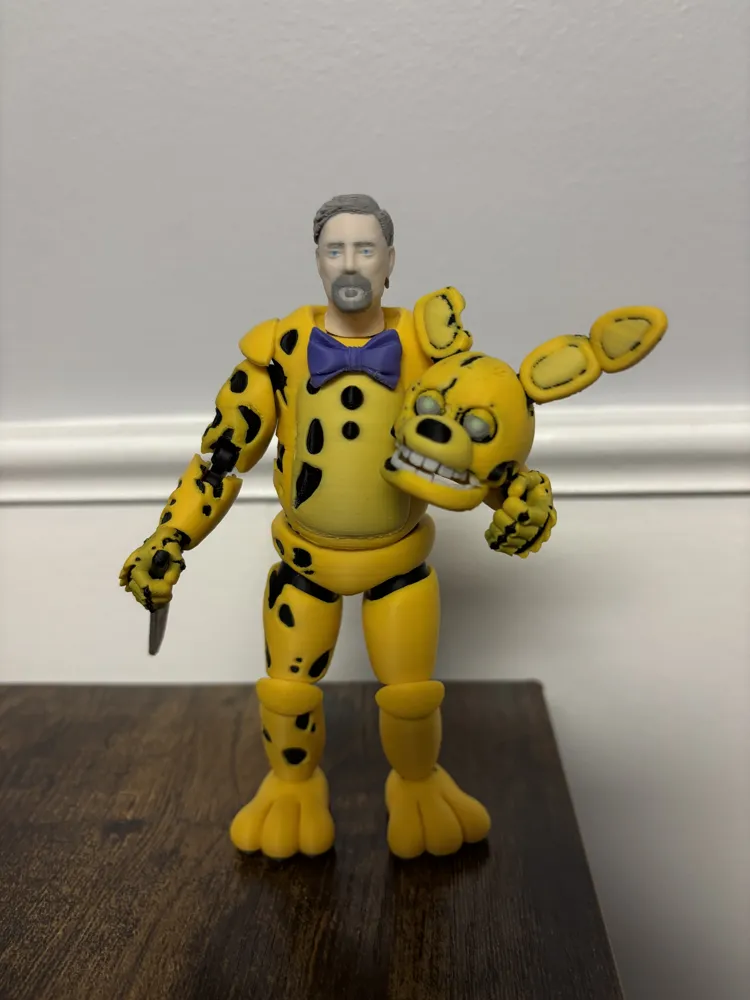 Withered Spring Bonnie (movie version) - Free 3D Print Model - MakerWorld