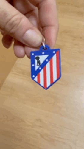 Llavero escudo Atlético de Madrid dos caras (2026)