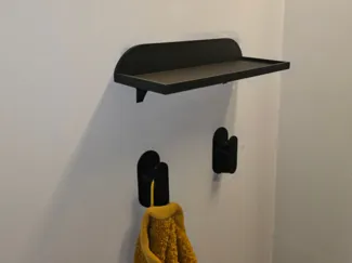 Shelf to bathroom