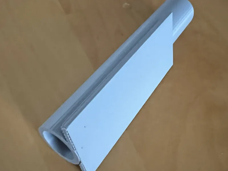 Lightpipe holder on display without a stand