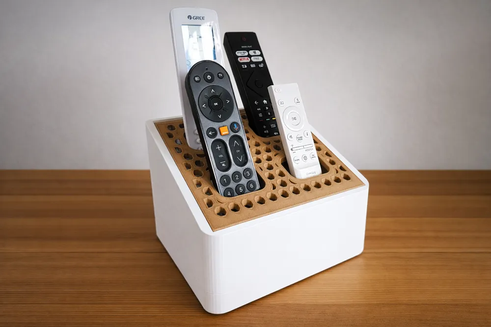 Remote Control Printable Remote control holder - Free 3D Print Model - MakerWorld
