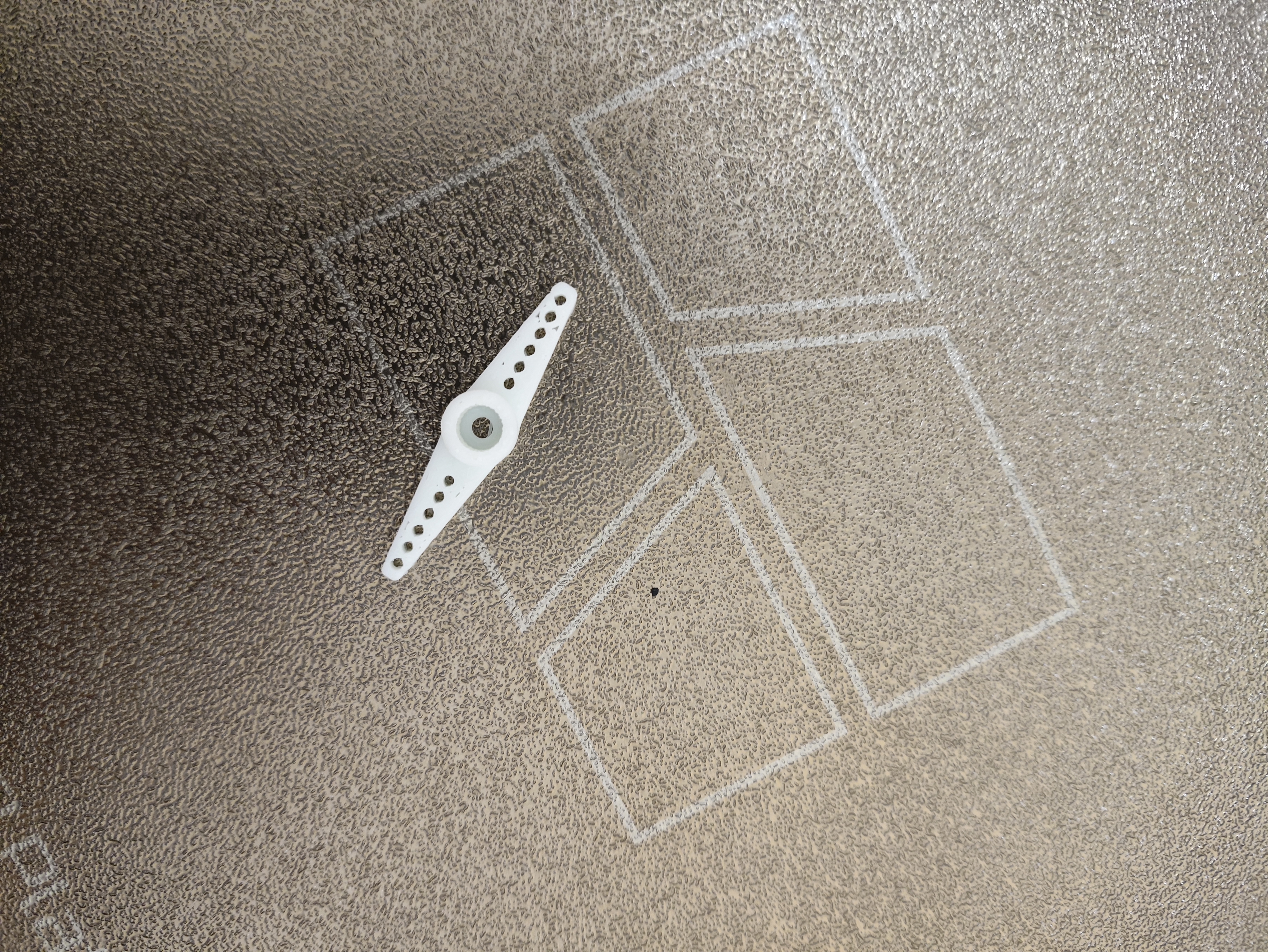 Miniatura 1 do modelo 3D 9g离合数字舵机机臂