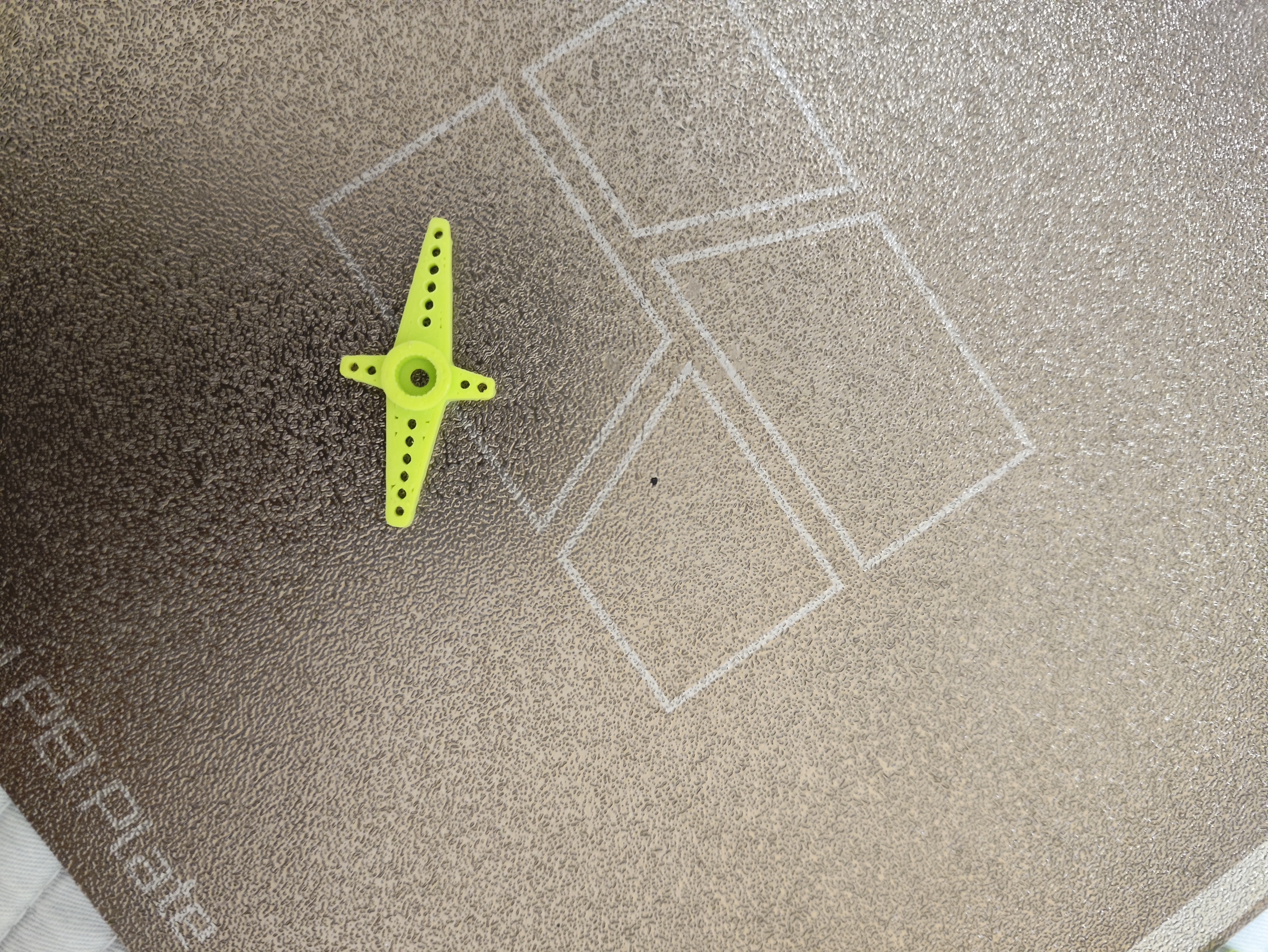 Miniatura 2 do modelo 3D 9g离合数字舵机机臂