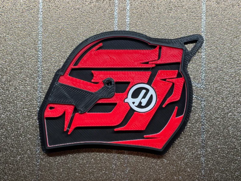 Esteban Ocon 2025 Helmet Keychain