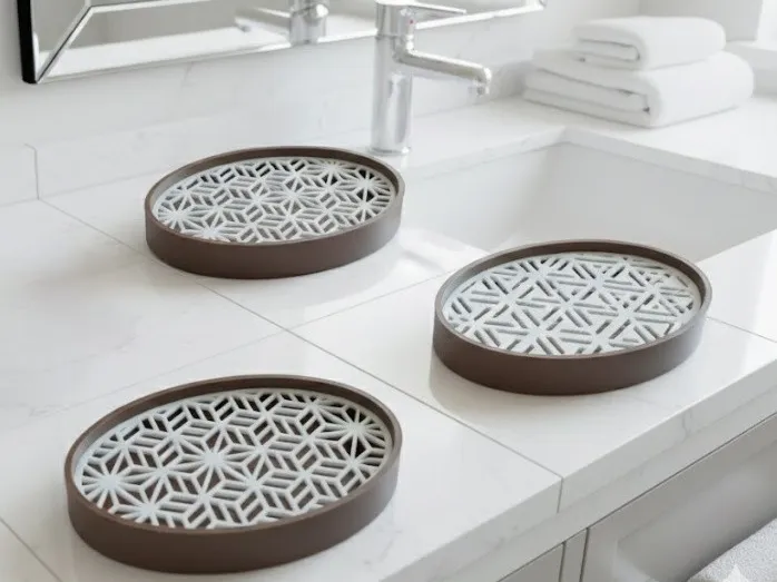 The Kumiko-Inspired Modular Soap Dish