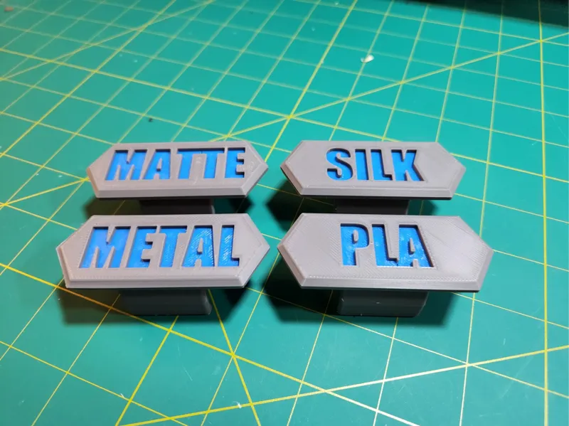 Filament Tags for Spool Shelf - 1" Remix