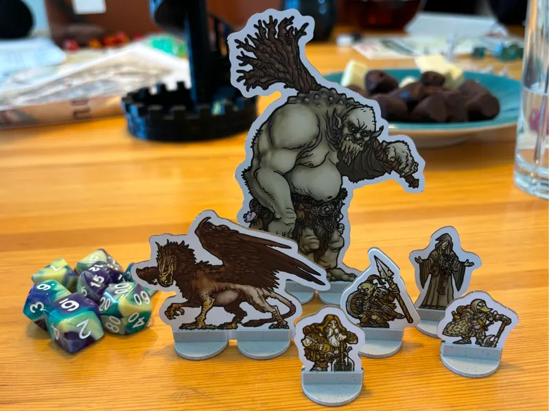 Dragonbane (Drakar och Demoner) standee base