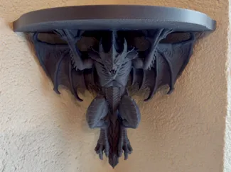 Gargoyle Corner Shelf