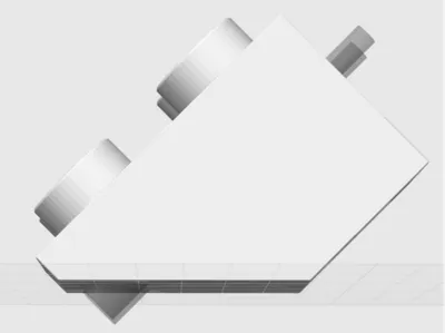 Wall Mount - Brickman 500% - 2x2 Brick