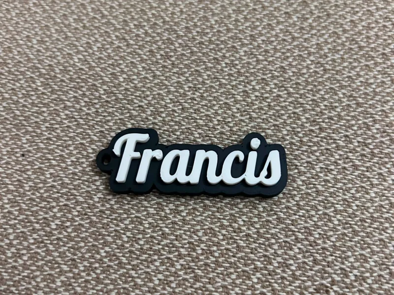 Francis name keychain