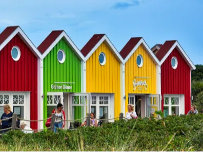 "Colorful little houses on Langeoog" was the inspiration... 