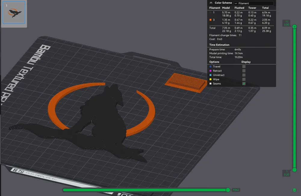Wolf and Moon - Free 3D Print Model - MakerWorld