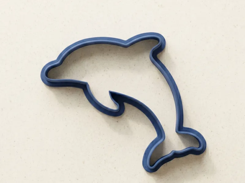 Cute Dolphin Cookie Cutter Ocean Theme Baking Mold