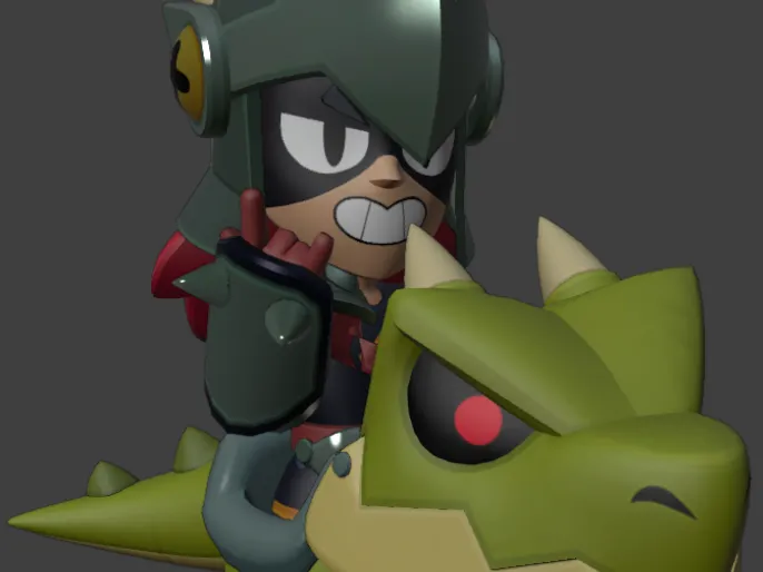 Draco from brawlstars