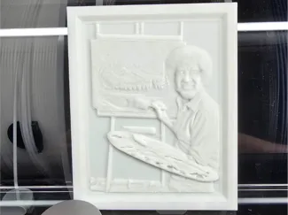 Bob Ross Relief