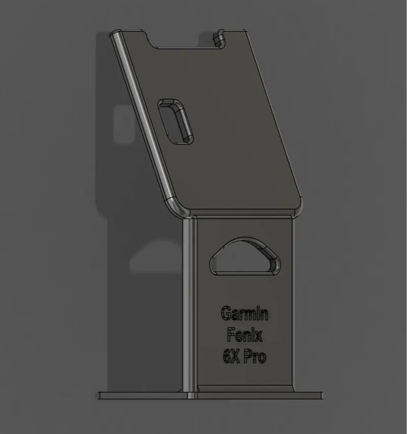 Simple stand for Garmin Fenix 6X Pro