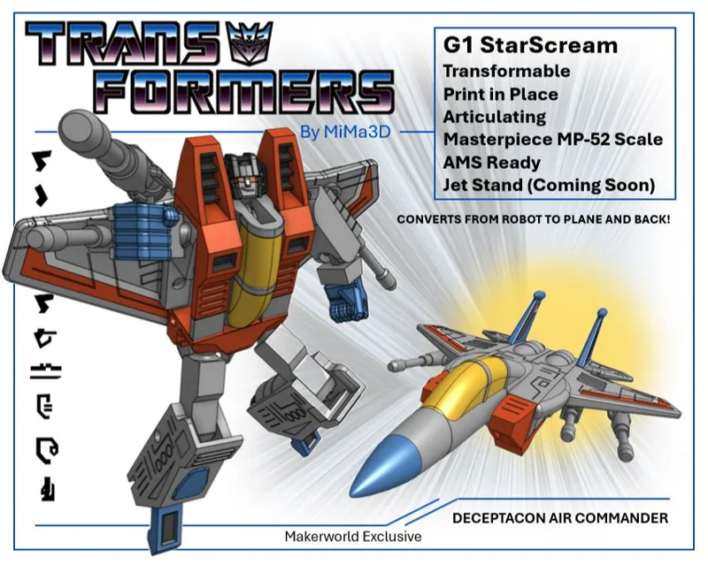 StarScream - Transforming Jet