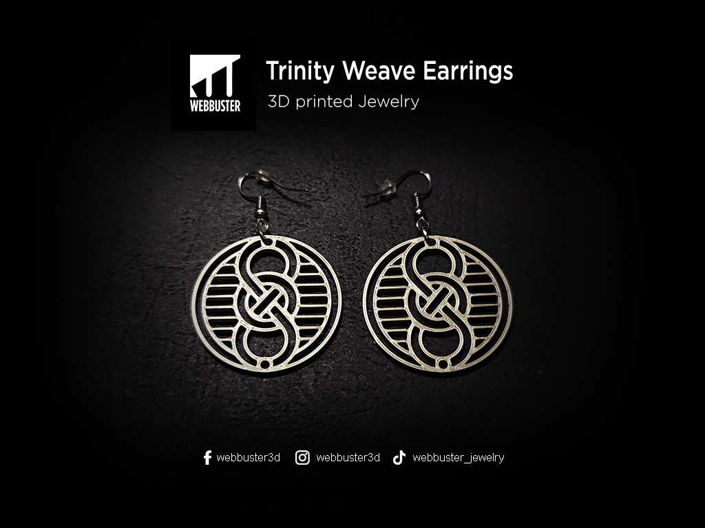 Trinity Weave Earrings