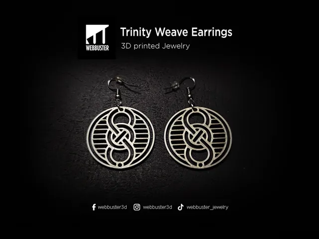 Trinity Weave Earrings