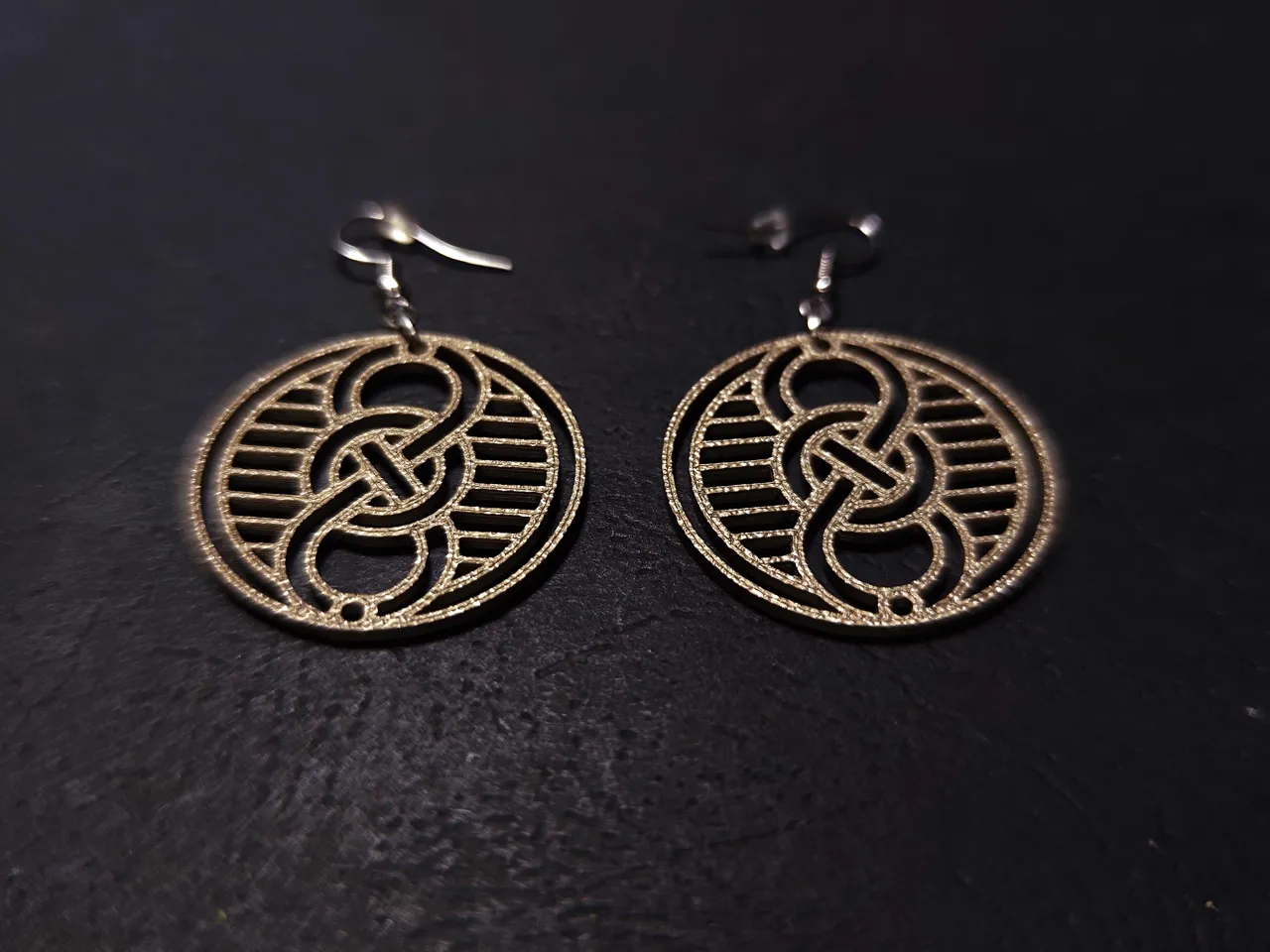 Trinity Weave Earrings view 2