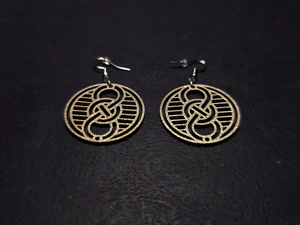 Trinity Weave Earrings view 3