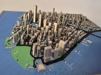 New York City 3d Model - from Map2Model.com