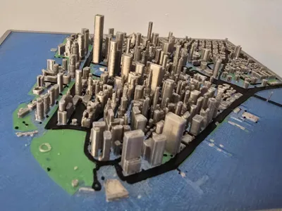 New York City 3d Model - from Map2Model.com