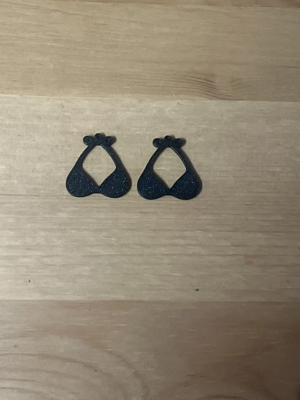 bikini top earrings view 2