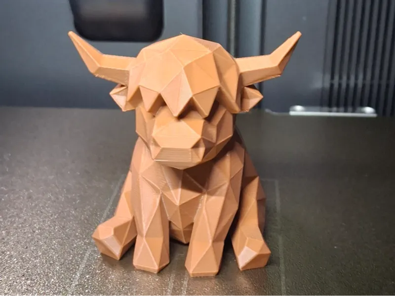 Low Poly Highland Cow