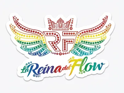 Keychain La Reina del Flow LRDF