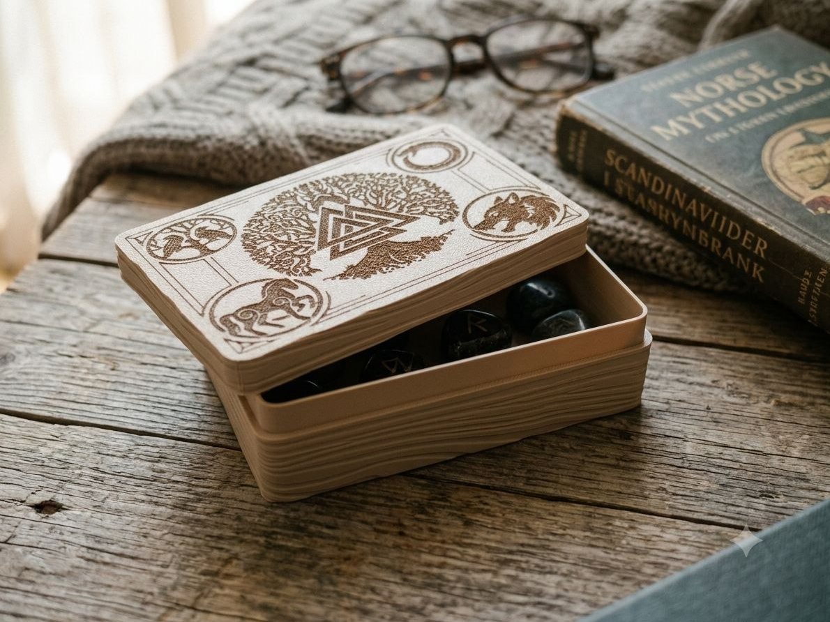 Yggdrasil & Norse Beasts Ritual Box (120x70mm)