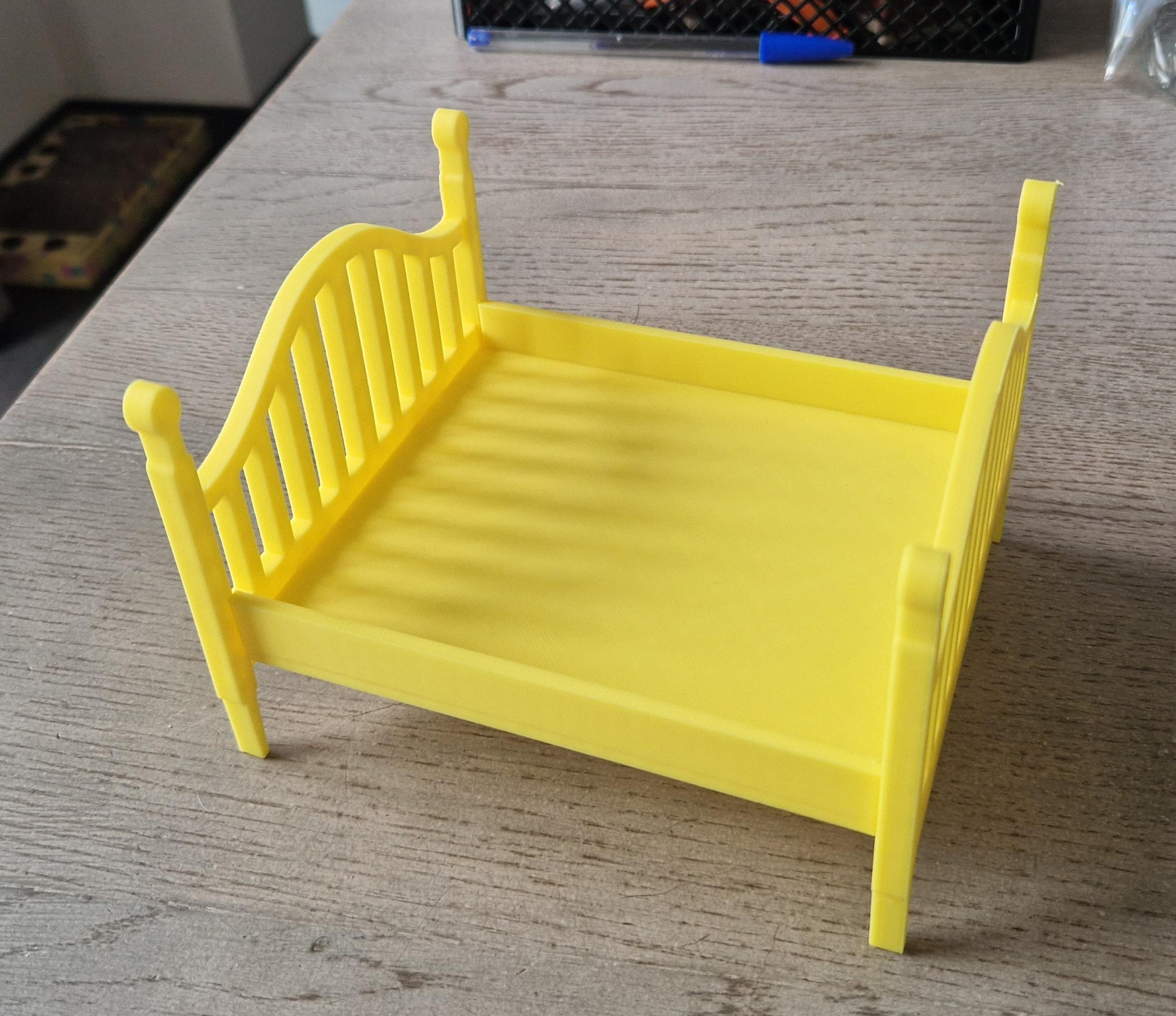 Miniatura 3 do modelo 3D Mini Bed / Lit pour poupée