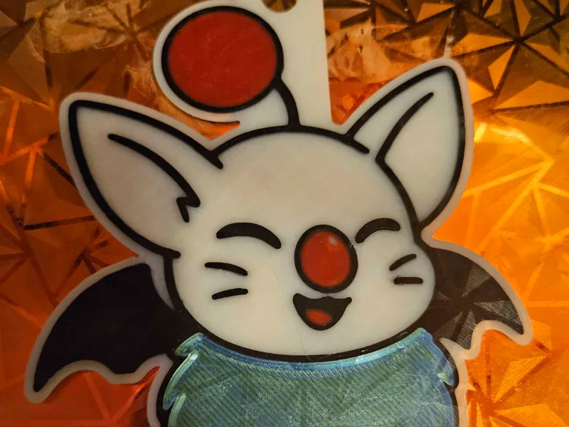 Final Fantasy Crystal Chronicles Moogle Keychain