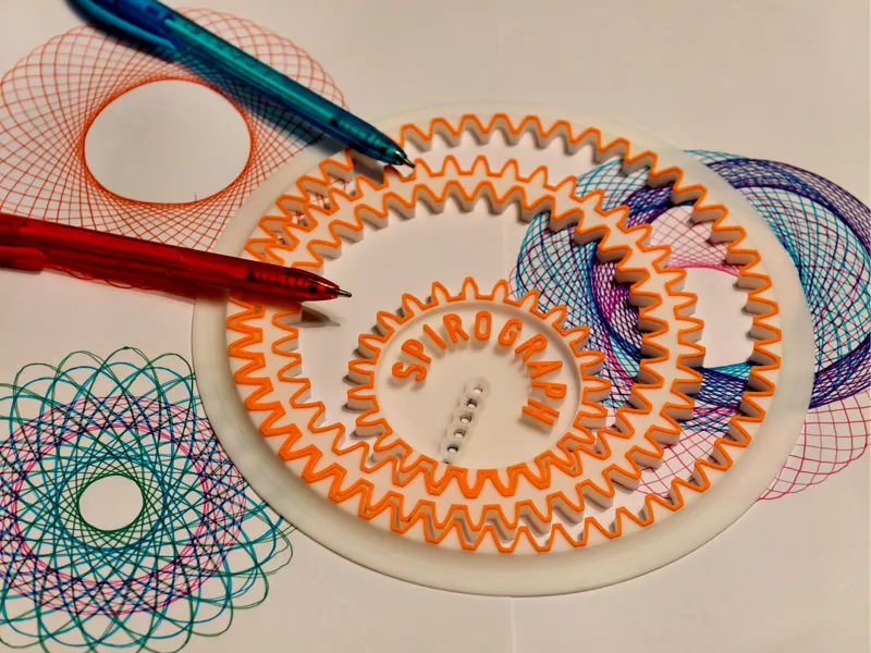 Spirograph! Great fun for kids!