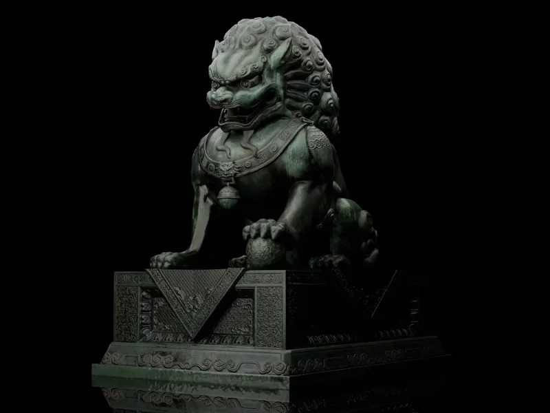 Chinese Dragon Statue
