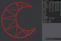 Support croissant de lune pour macramé — photo 4