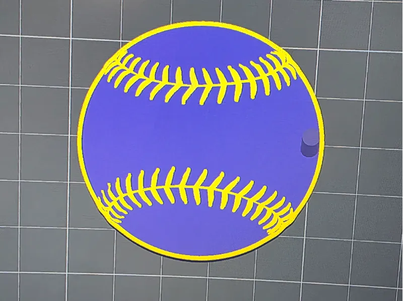 Baseball Keychain
