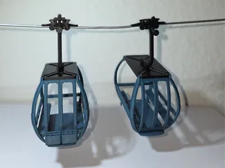 Miniature Gondola Cabin 1:50 | Hang it on Filament