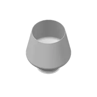 Abat-jour simple (fixation plafond) — photo 2