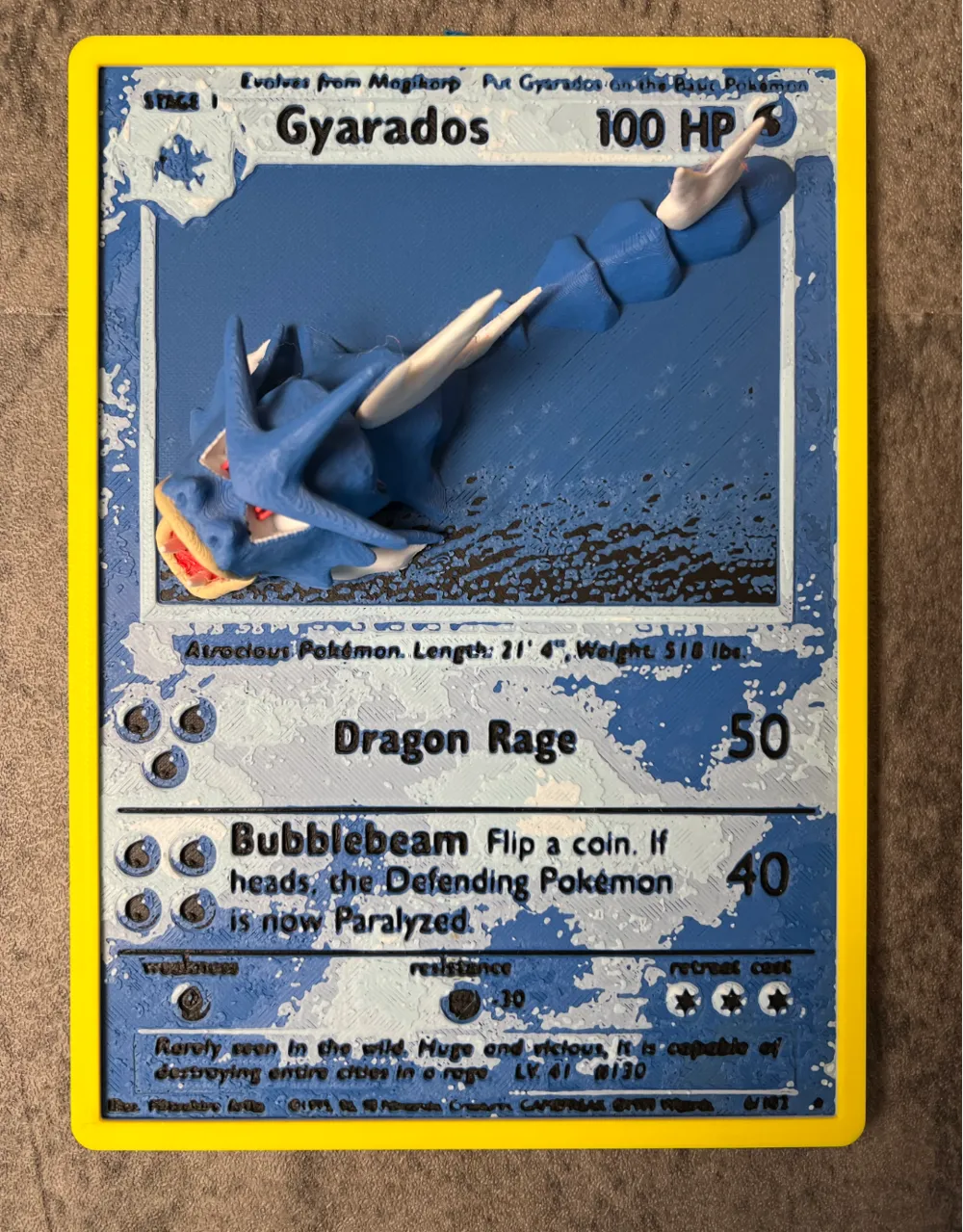 ギャラドスカード 作成者： TripleLabs MakerWorld：無料3Dモデルを