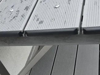 WPC Terrassenboden Endabdeckung 