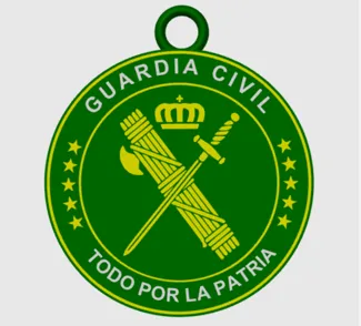 Guardia Civil Española llavero