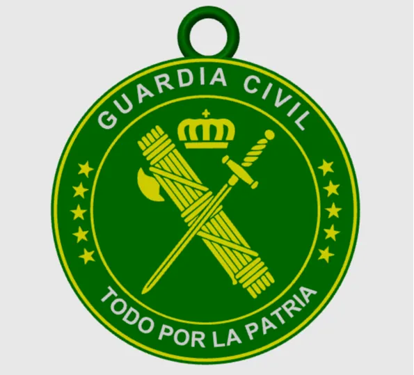 Guardia Civil Española llavero