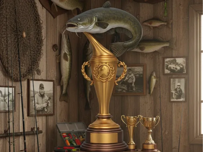 Ultimative Wels-Trophäe (Angel-Pokal)
