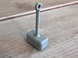Chibi Thor Mjolnir Keychain