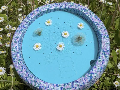 Activity Board for Stapelstein - Flower Collector