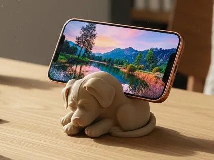 Dog Phone Stand – Cute Desk Decor & Charging Dock