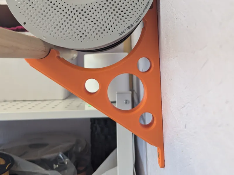Dowel Rod Filament Shelf Bracket